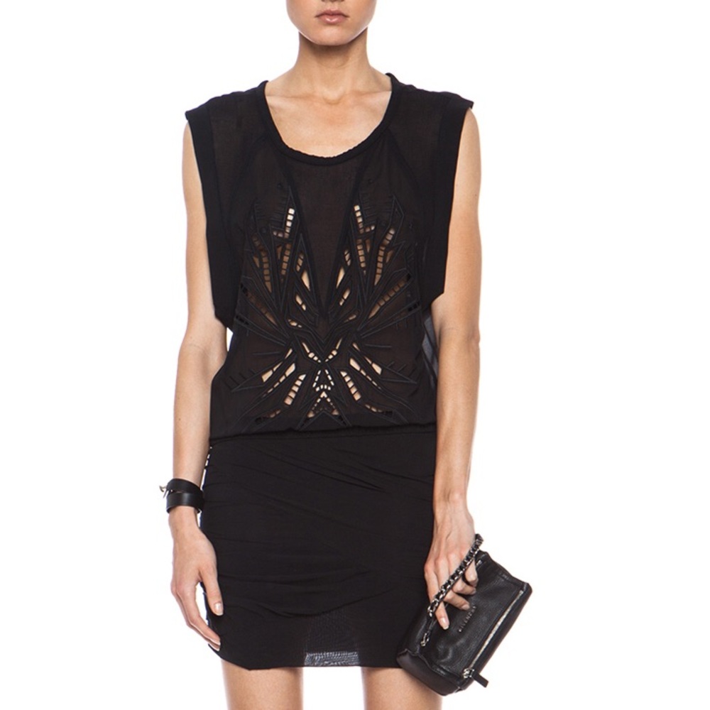 NWT IRO Brady Black Dress 38 M US 6